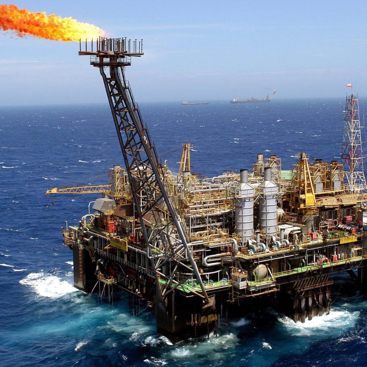 Energiewende: Ölplattform vor der Küste Brasiliens