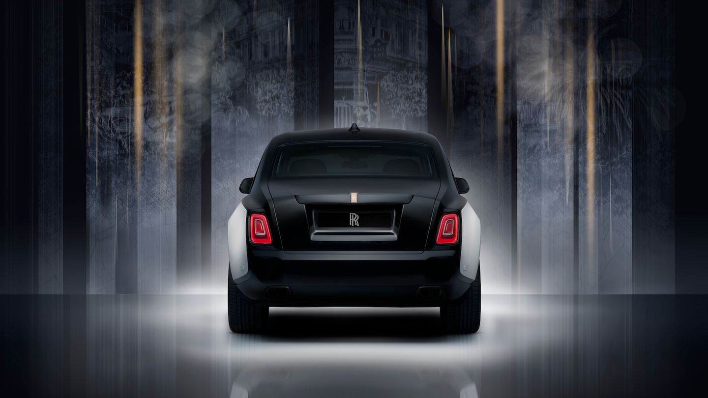 Das Heck des Rolls Royce Phantom