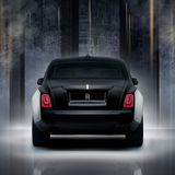 Das Heck des Rolls Royce Phantom