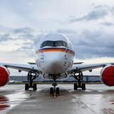 Regierungsflieger von vorne