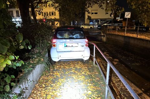 "Da ging kein Blatt mehr dazwischen", sagte die Polizei. Foto: -/Polizeipräsidium Südosthessen/dpa