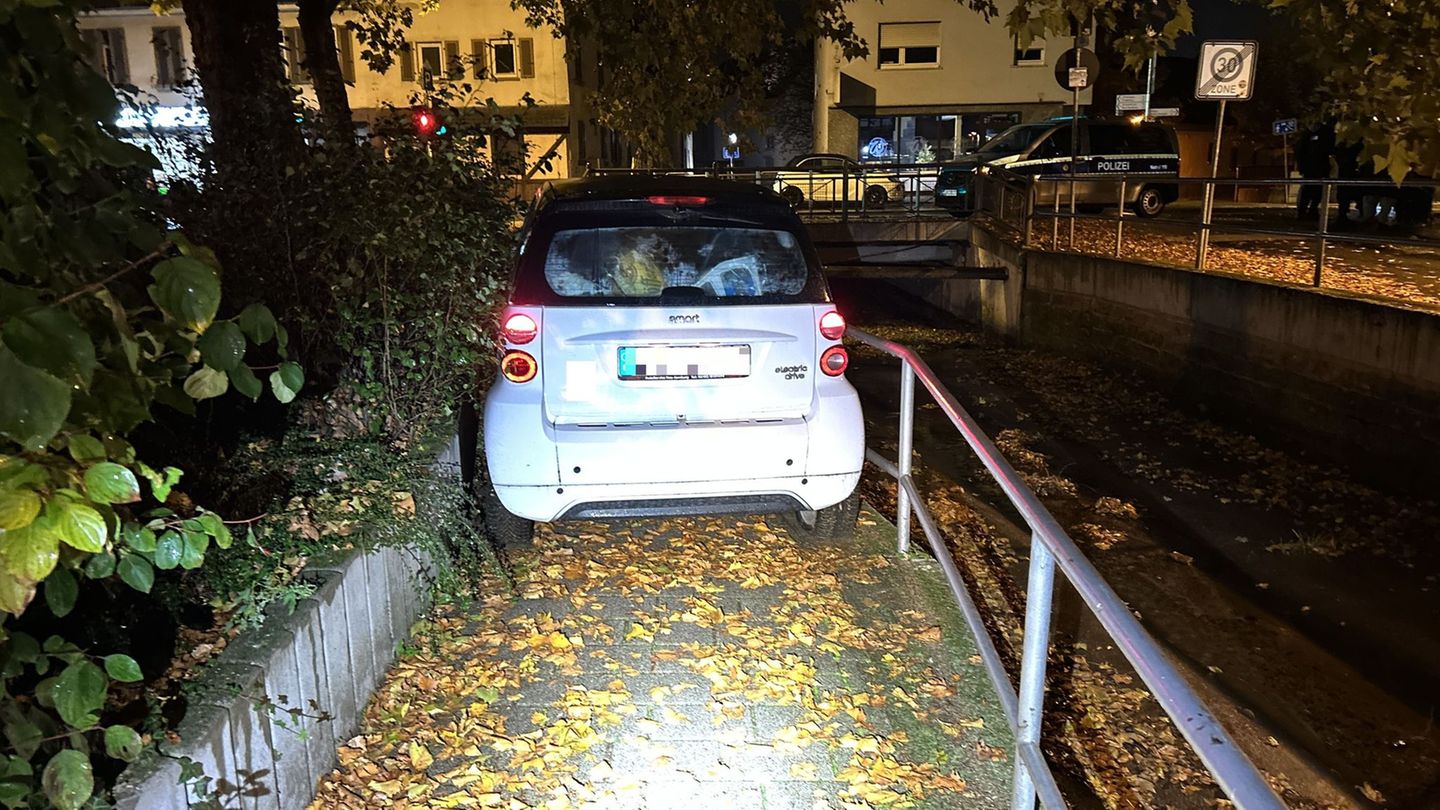 "Da ging kein Blatt mehr dazwischen", sagte die Polizei. Foto: -/Polizeipräsidium Südosthessen/dpa