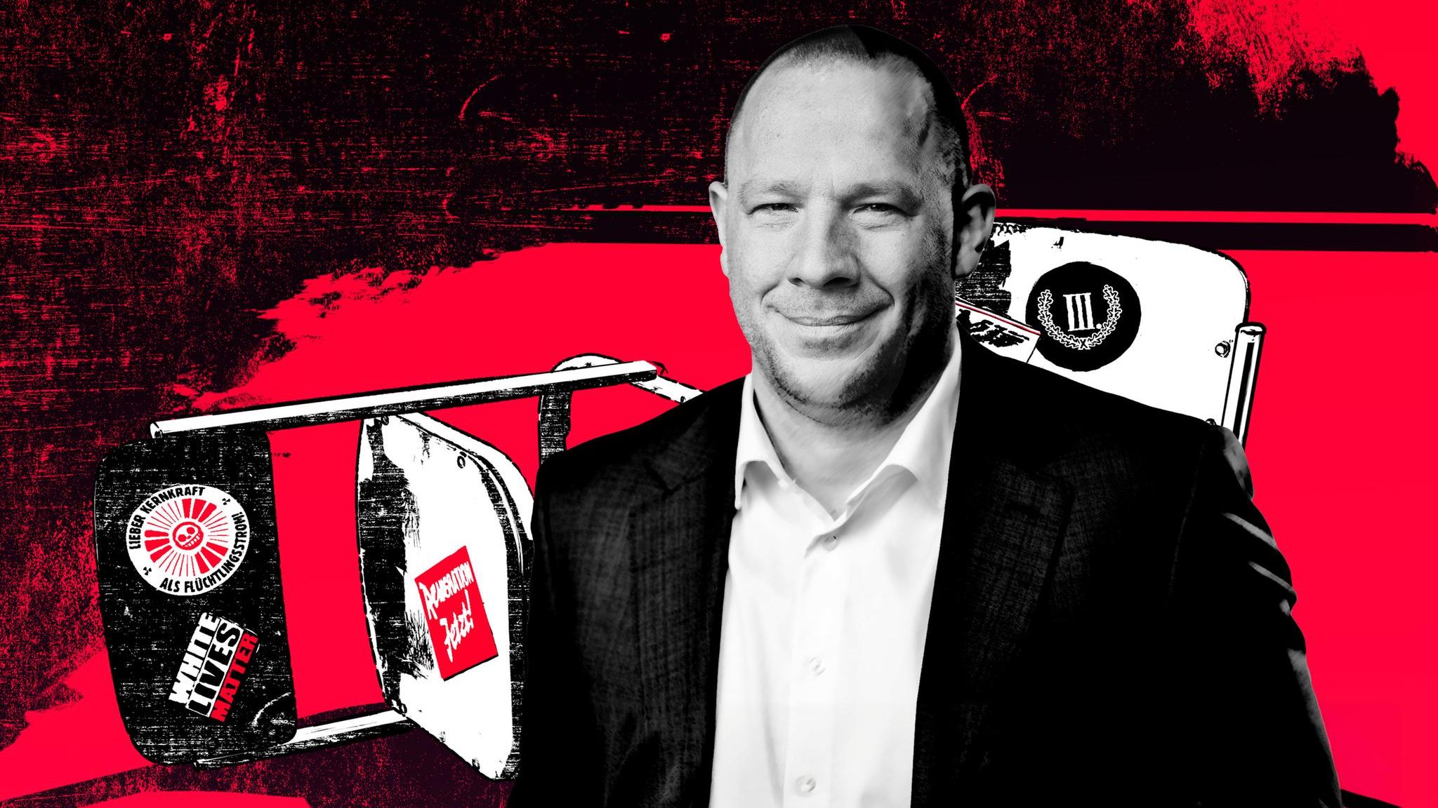 Der Verfassungsrechtler Hanschmann in einer illustrativen Umsetzung, Interview über AfD Der Verfassungsrechtler Hanschmann in einer illustrativen Umsetzung, Interview über AfD