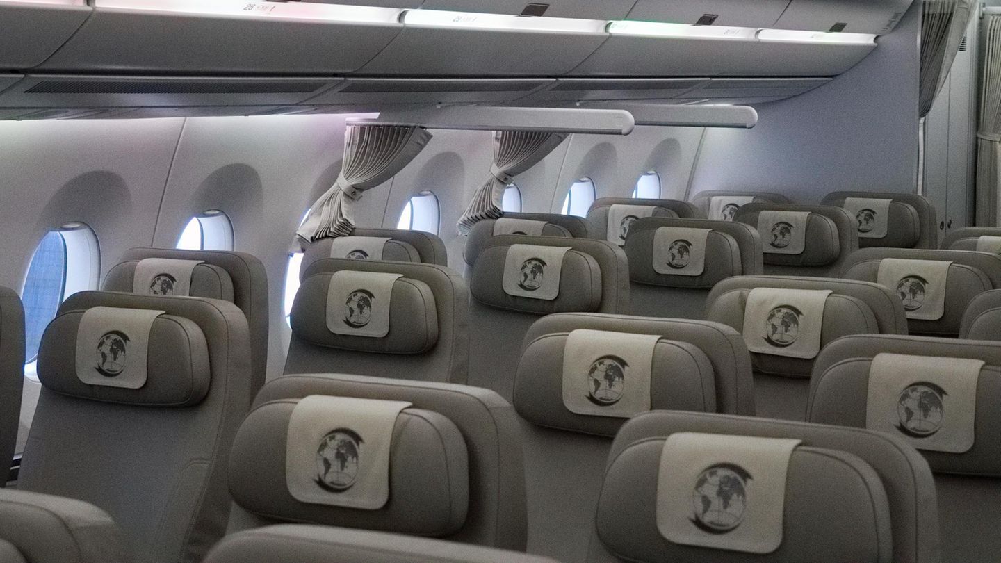 Regierungsflieger von innen Regierungsflieger von innen
