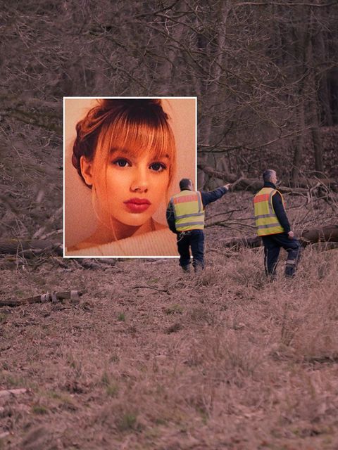 Montage: Polizei sucht vermisste Rebecca