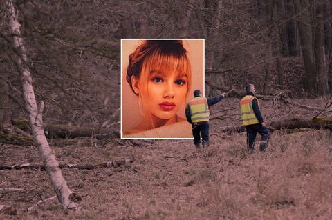 Montage: Polizei sucht vermisste Rebecca