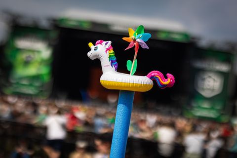 Mehr als Kitsch: das Einhorn besitzt auch eine Symbolkraft. (Symbolbild) Foto: Moritz Frankenberg/dpa