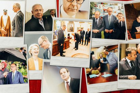 Merz mit verschiedenen PolitikerInnen