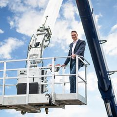 Alexander Böcker, Chef der Firma Böcker, mit dessen Schrägaufzug im Louvre eingebrochen wurde.