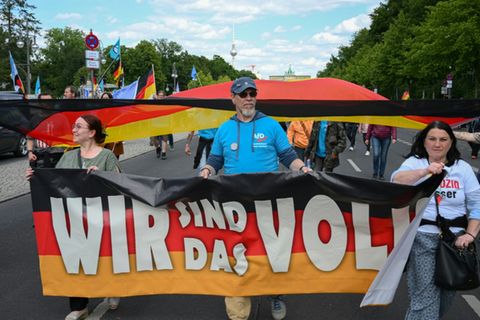 Demonstration in Berlin in Mai Demonstration in Berlin in Mai