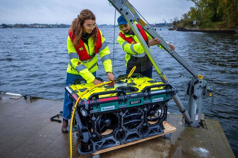 Autonome Wasser- und Unterwasserfahrzeuge könnten den Schutz kritischer Infrastruktur auf dem Meer erleichtern. Foto: Jens Büttn