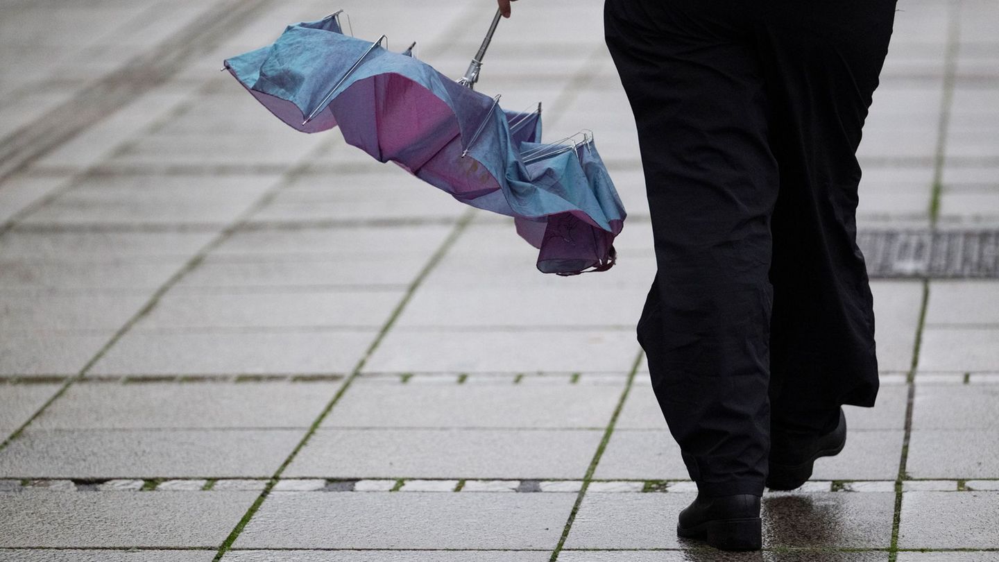 Wer nicht nass werden will, braucht eventuell einen Regenschirm. (Symbolbild) Foto: Marijan Murat/dpa