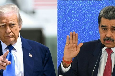 Donald Trump und Nicolás Maduro