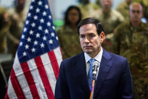US-Außenminister Marco Rubio ist zu Besuch in Israel. Foto: Fadel Senna/Pool AFP via AP/dpa