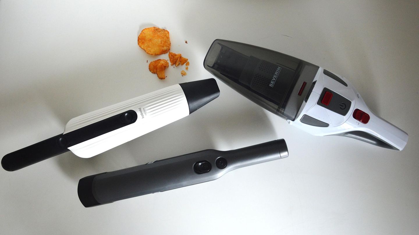 Drei Handstaubsauger im Test