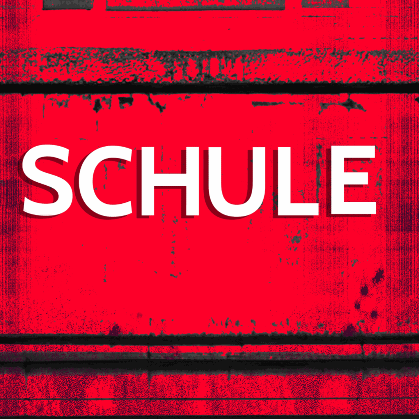 Die Buchstaben S C H U L E fallen in einer Animation von der Wand, Demokratiebildung