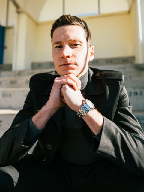 Julian Draxler posiert 2022 in Paris für ein Foto