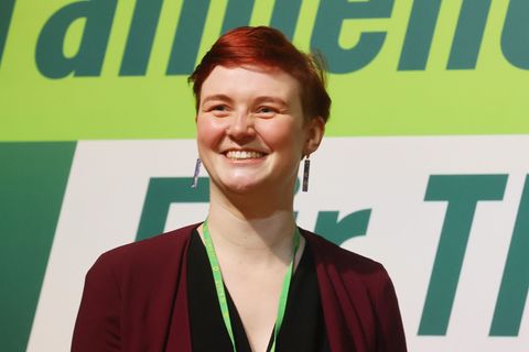 Grünen-Landessprecherin Ann-Sophie Bohm gehört zu den Rednerinnen des Landesparteitages am Samstag in Erfurt (Archivfoto). Foto: