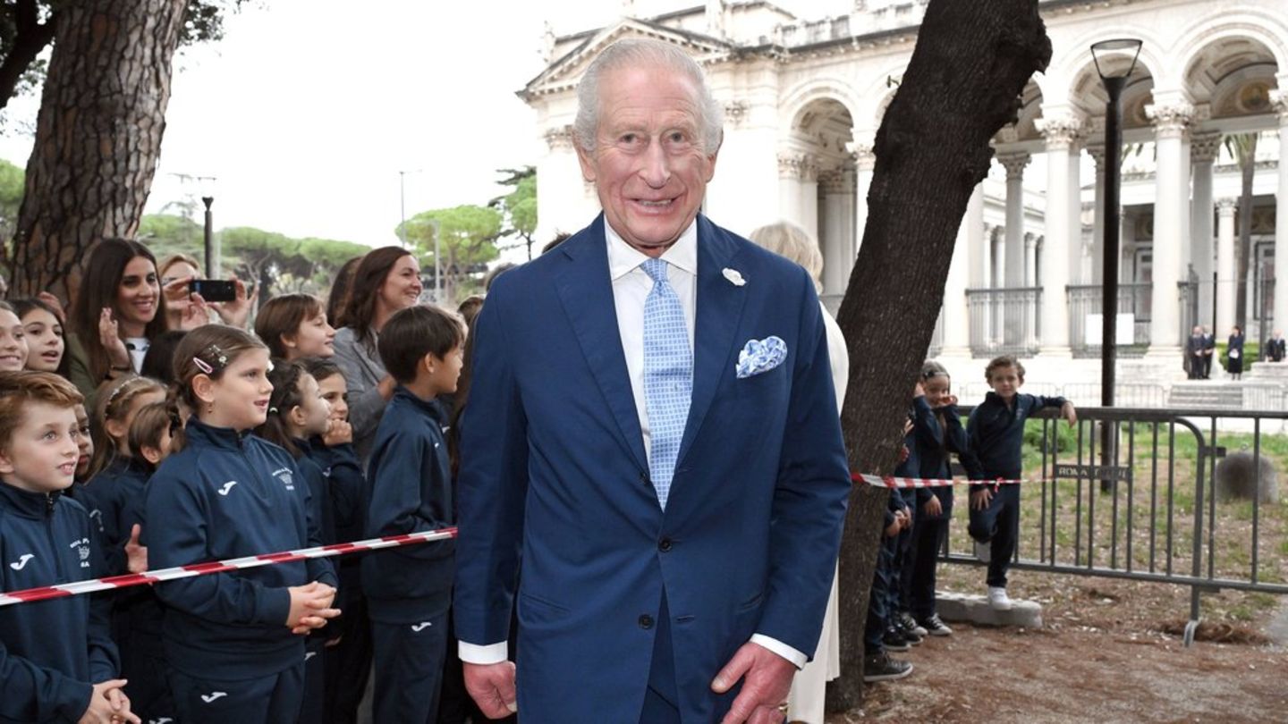 King Charles in Rome: He gets a laugh with this joke King Charles in Rome: He gets a laugh with this joke