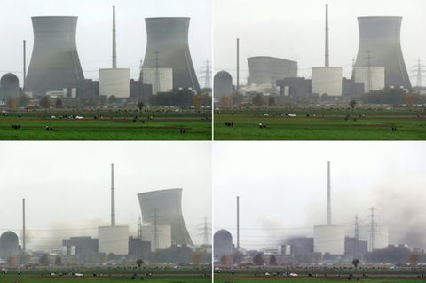 Sprengung der Kühltürme