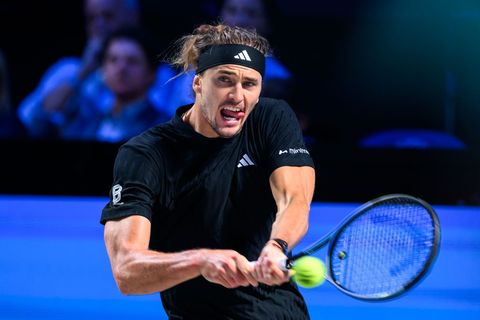 Alexander Zverev steht beim Tennis-Turnier in Wien im Finale. Foto: Max Slovencik/APA/dpa