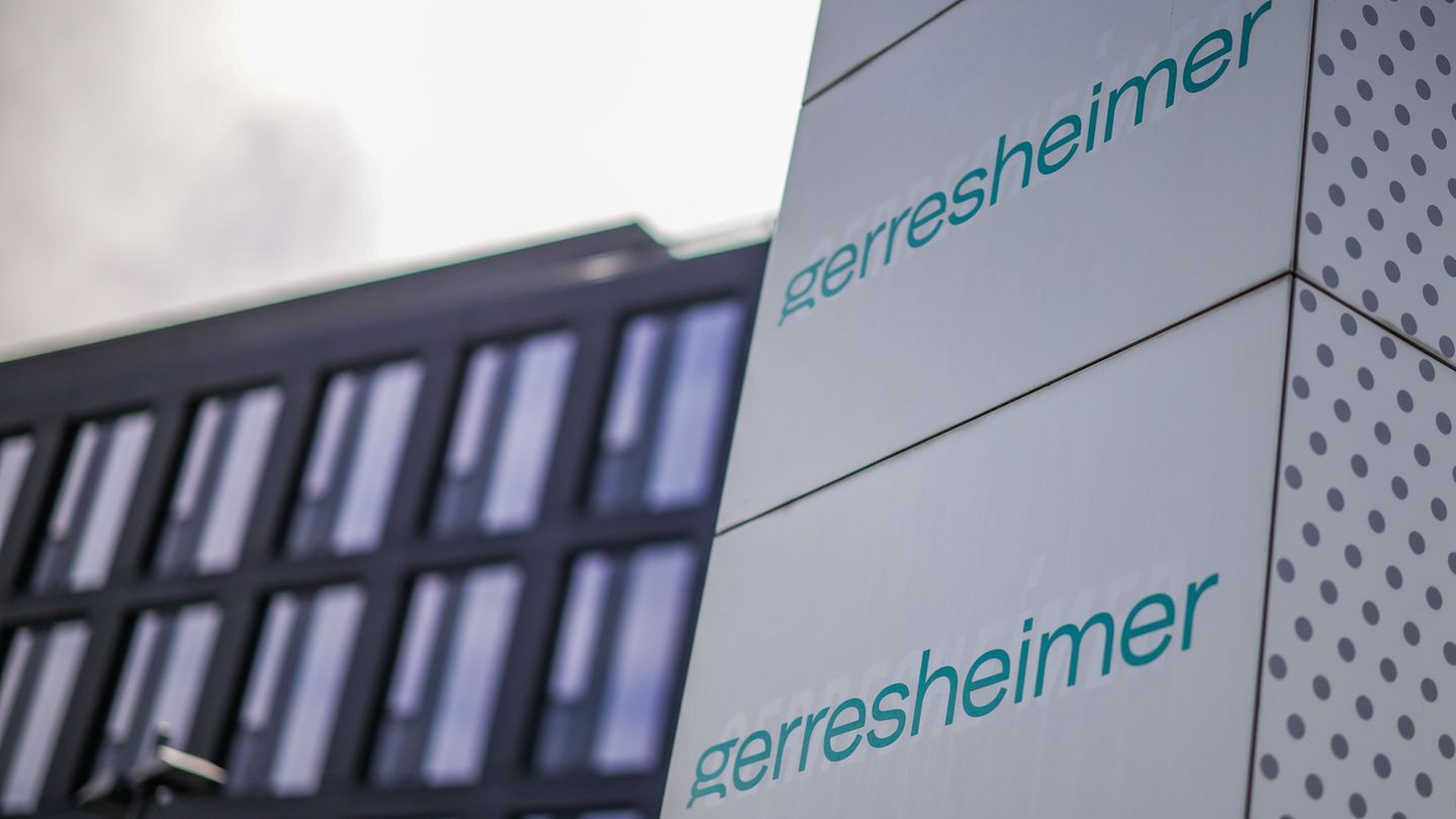 Das Gerresheimer-Logo vor einem Büro des Düsseldorfer Verpackungsspezialisten. Foto: Christoph Reichwein/dpa Das Gerresheimer-Logo vor einem Büro des Düsseldorfer Verpackungsspezialisten. Foto: Christoph Reichwein/dpa