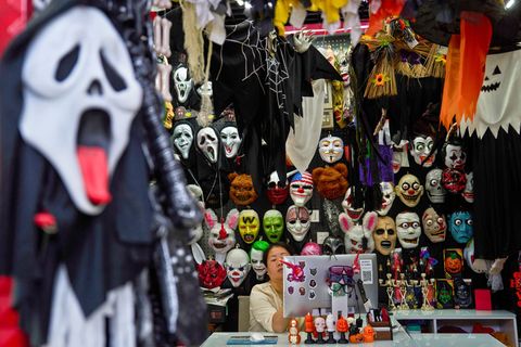 Horrorfilme - zu Halloween wird wieder so richtig gegruselt. Foto: Ng Han Guan/AP/dpa