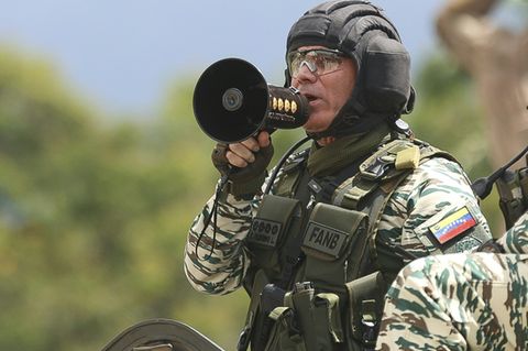 Der venezolanische Verteidigungsminister Padrino López