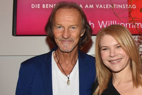 Eisi Gulp mit seiner "Dahoam is Dahoam"-Kollegin Silke Popp bei einer Veranstaltung in München. Eisi Gulp mit seiner "Dahoam is Dahoam"-Kollegin Silke Popp bei einer Veranstaltung in München.