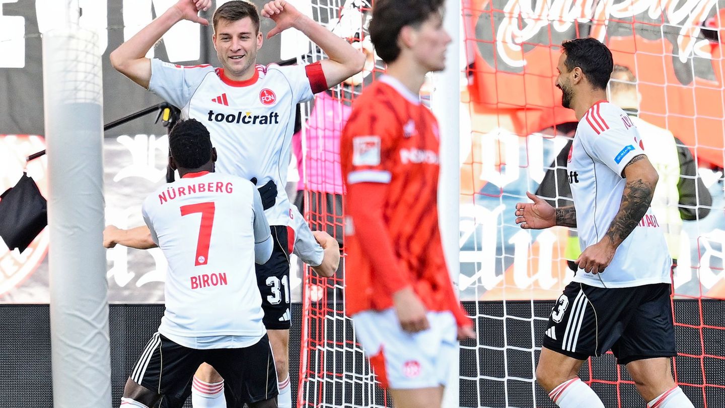 Robin Knoche rettete dem 1. FC Nürnberg einen späten Punkt. Foto: Uwe Anspach/dpa Robin Knoche rettete dem 1. FC Nürnberg einen späten Punkt. Foto: Uwe Anspach/dpa