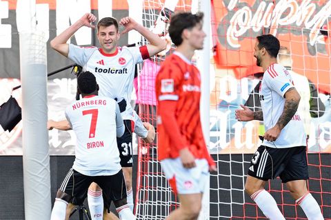 Robin Knoche rettete dem 1. FC Nürnberg einen späten Punkt. Foto: Uwe Anspach/dpa