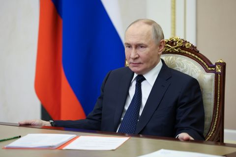 Putin am Freitag im Kreml