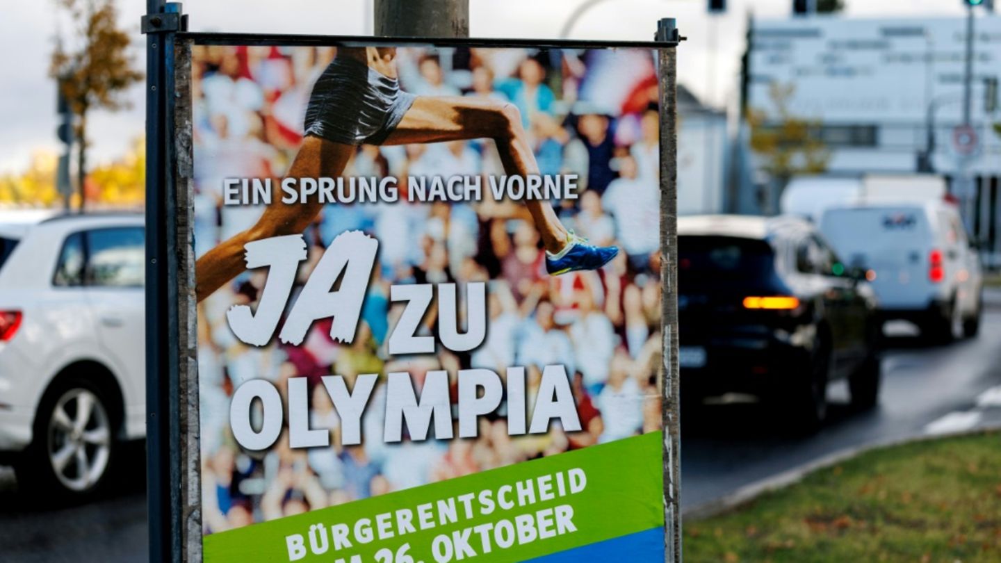 CSU-Plakat wirbt für Zustimmung zu Olympia-Bewerbung CSU-Plakat wirbt für Zustimmung zu Olympia-Bewerbung