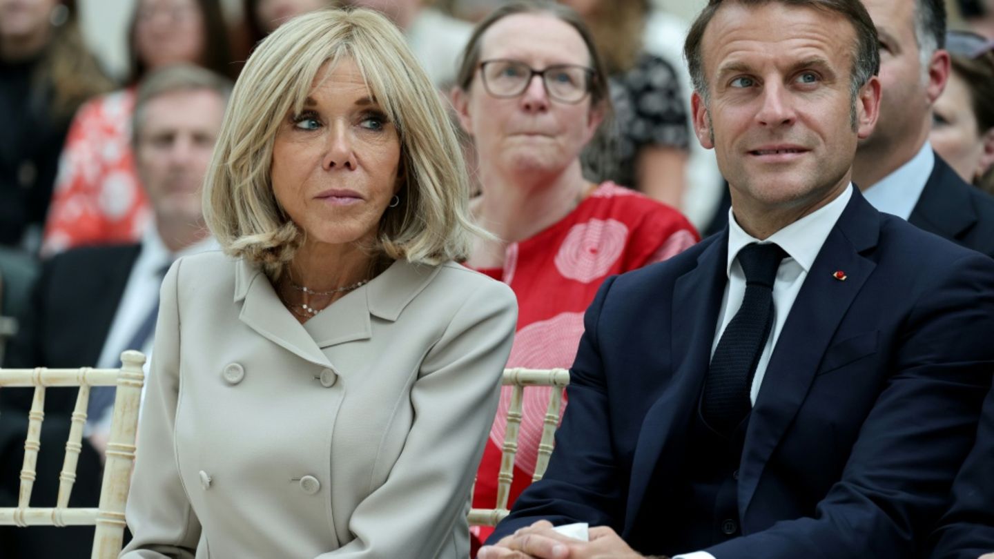 Brigitte und Emmanuel Macron im Juli in London Brigitte und Emmanuel Macron im Juli in London
