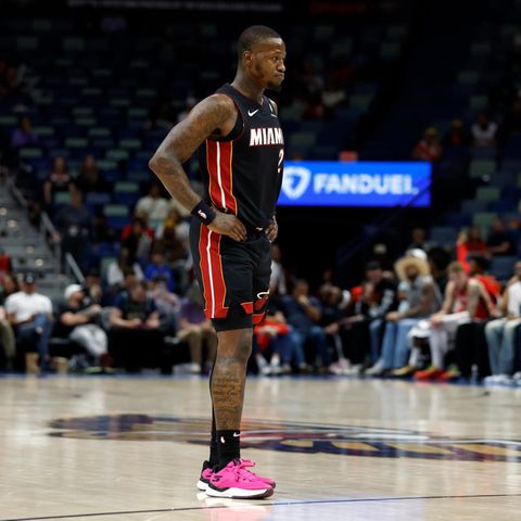 NBA-Star Terry Rozier. Im Hintergrund: Werbung für Sportwetten