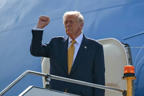 Trump vor dem Abflug aus Kuala Lumpur