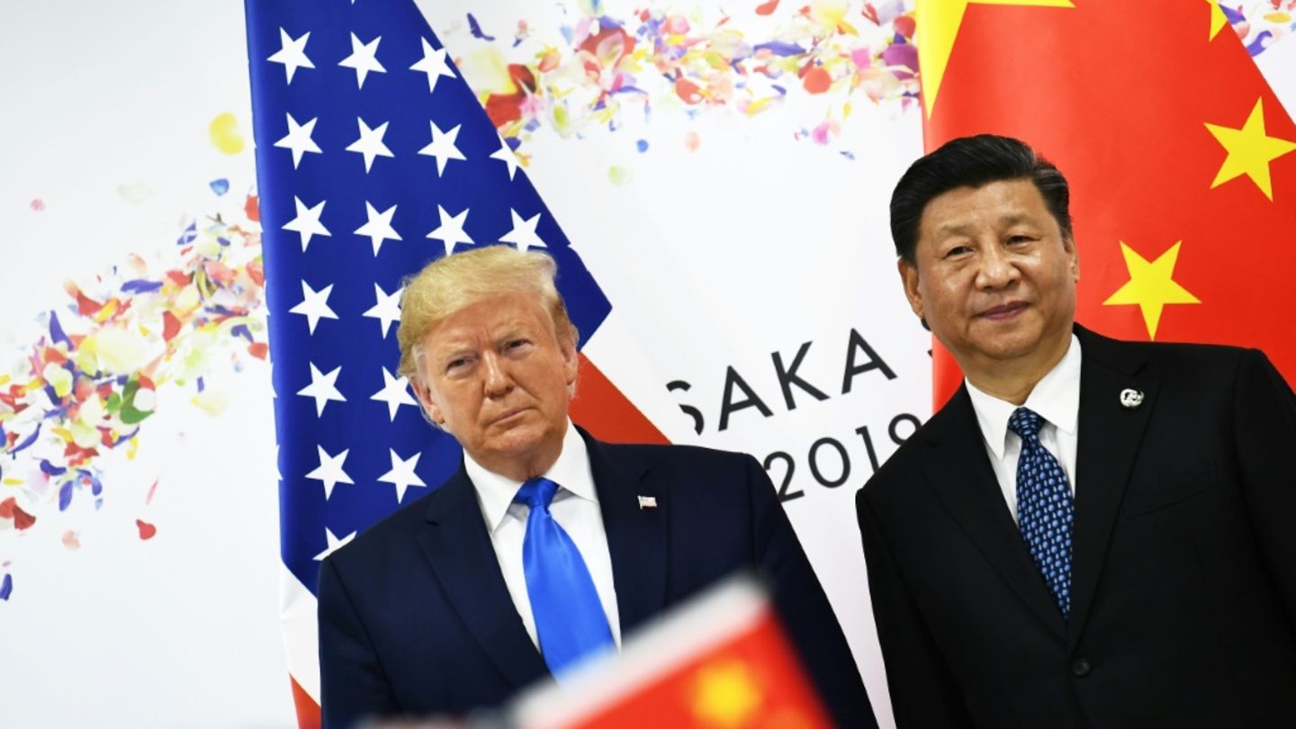 Donald Trump and Xi Jinping im Jahr 2019 Donald Trump and Xi Jinping im Jahr 2019