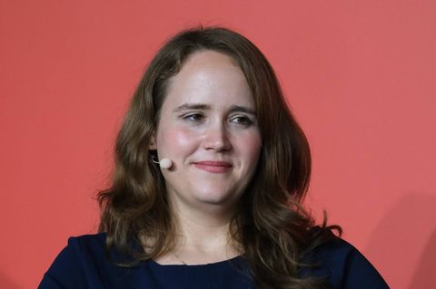 Ricarda Lang auf der Buchmesse Ricarda Lang auf der Buchmesse