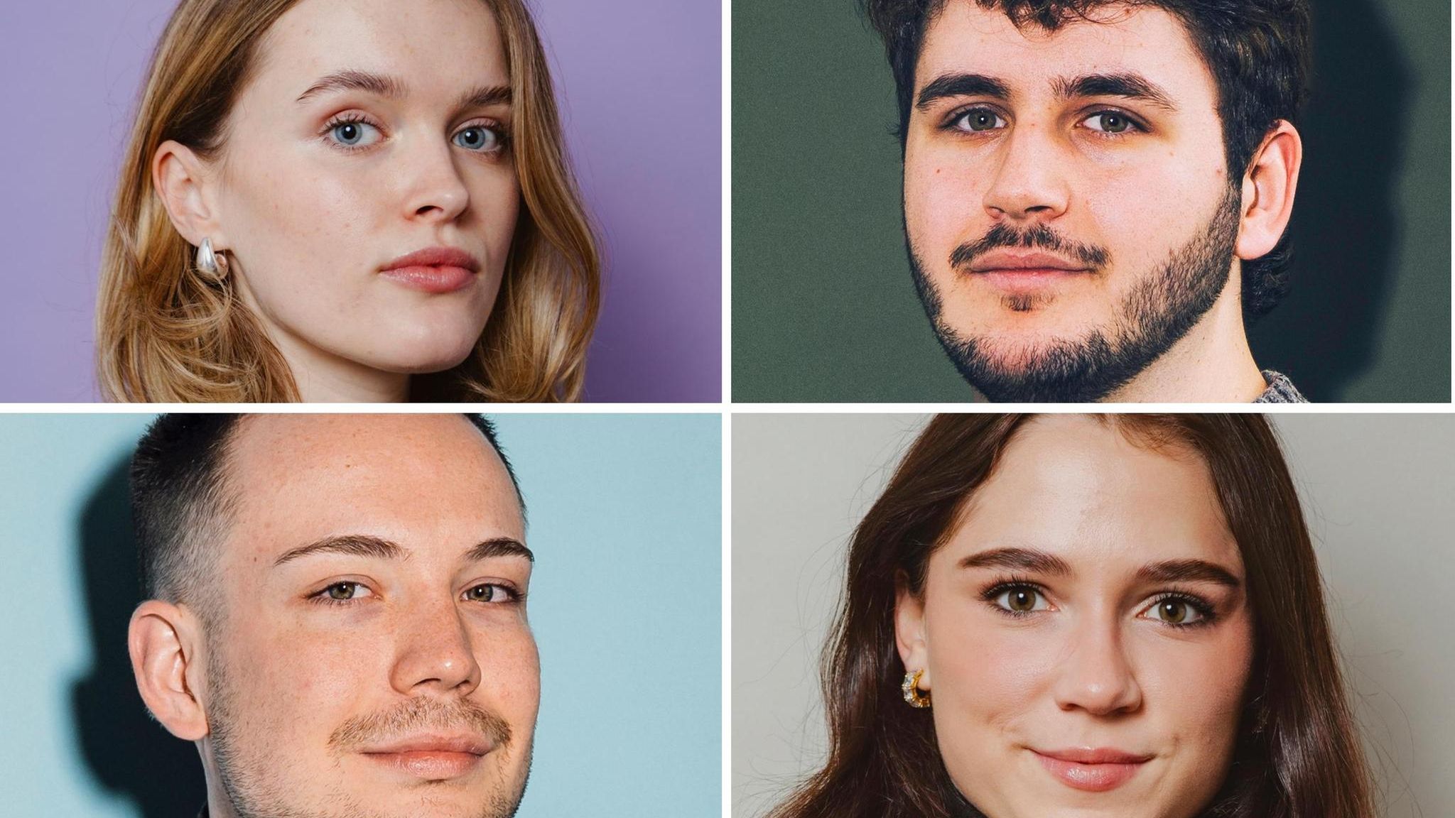 Gen Z: Wo und wie wollen junge Menschen heutzutage arbeiten? Darüber diskutieren die Berufseinsteiger Linda Büscher, Simon Rehman (beide oben), Leon Reichelt und Luisa Sophie Fellner (beide unten) Wo und wie wollen junge Menschen heutzutage arbeiten? Darüber diskutieren die Berufseinsteiger Linda Büscher, Simon Rehman (beide oben), Leon Reichelt und Luisa Sophie Fellner (beide unten)