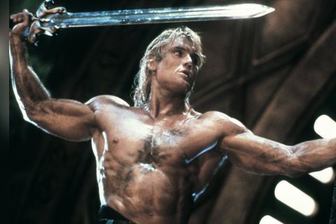 Junger Schwede: Dolph Lundgren 1987 in "Masters of the Universe". Junger Schwede: Dolph Lundgren 1987 in "Masters of the Universe".