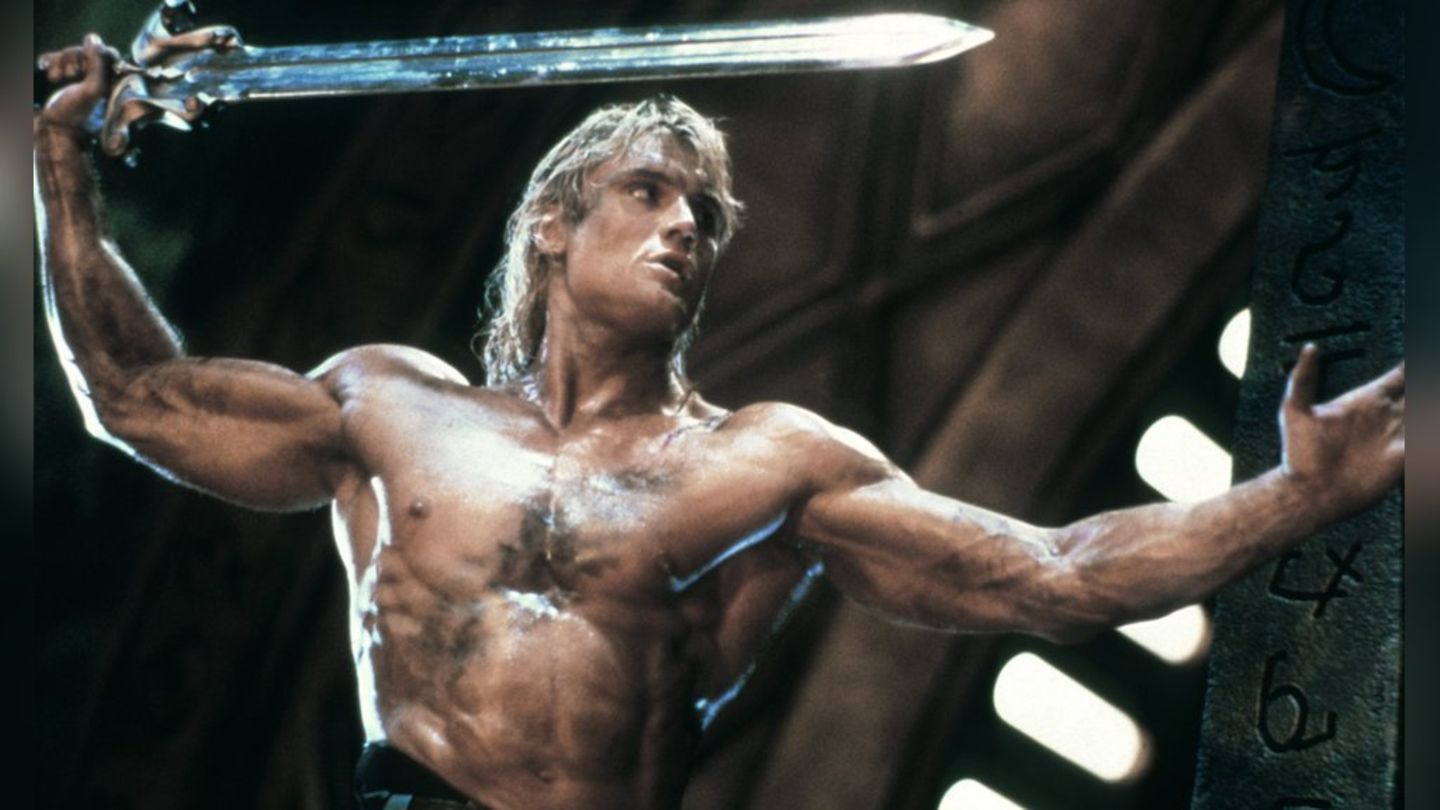 Junger Schwede: Dolph Lundgren 1987 in "Masters of the Universe". Junger Schwede: Dolph Lundgren 1987 in "Masters of the Universe".