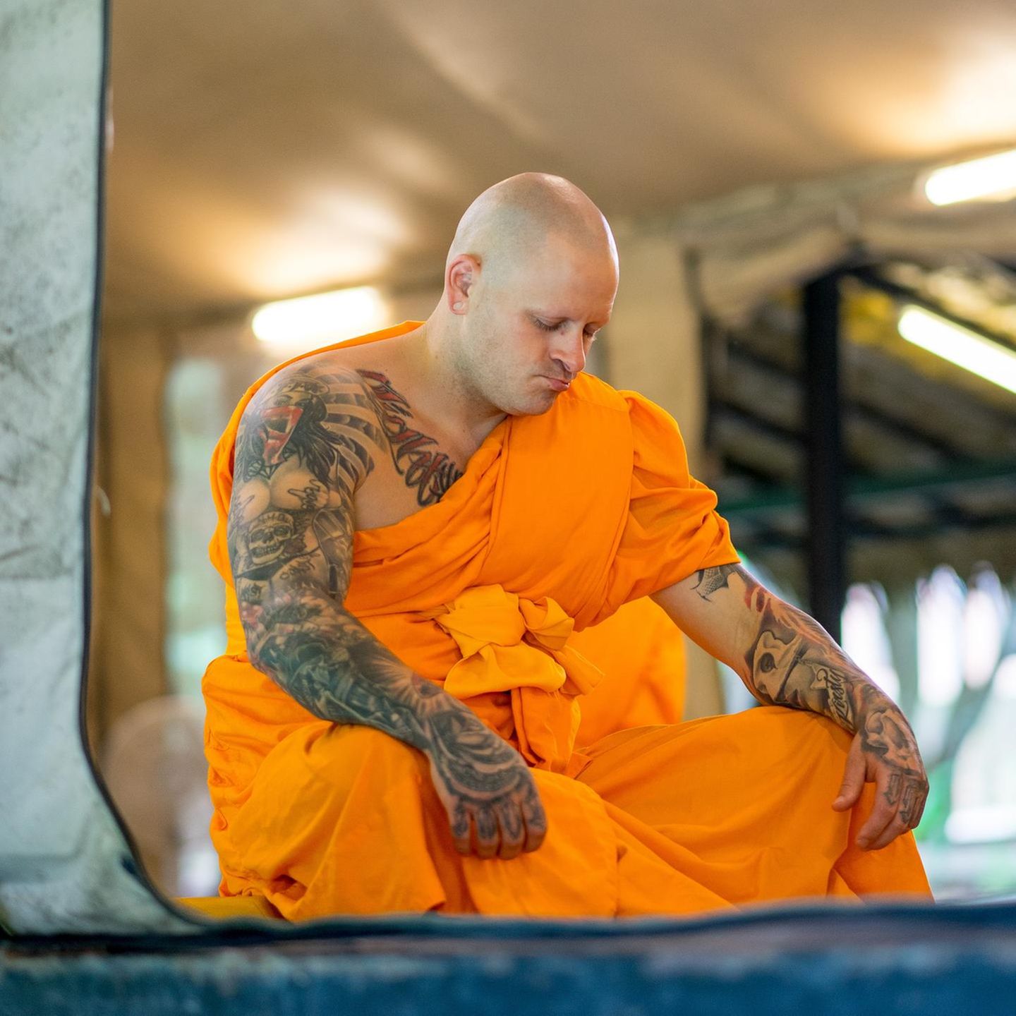 Innere Ruhe finden: Beau Drury hat dafür 30 Tage als Mönch in einem Dorf im Norden Thailands verbracht