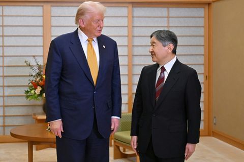 Trump und der japanische Kaiser Naruhito