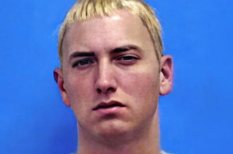 Polizeifoto von Eminem Polizeifoto von Eminem