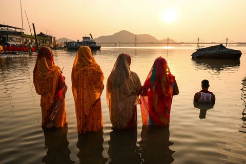 Beten zum Sonnengott