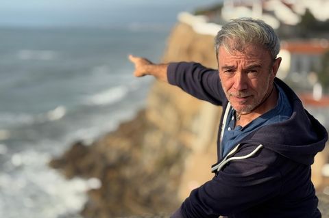 Gallier in Sicht Asterix-Autor Fabrice Caro an der Küste von Portugal