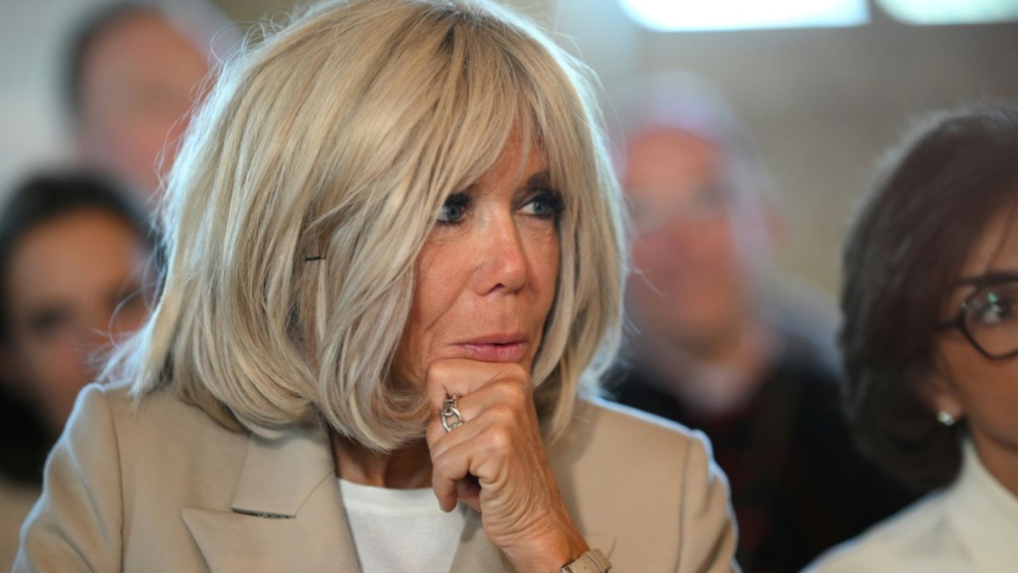 Brigitte Macron im September in Pontlevoy Brigitte Macron im September in Pontlevoy