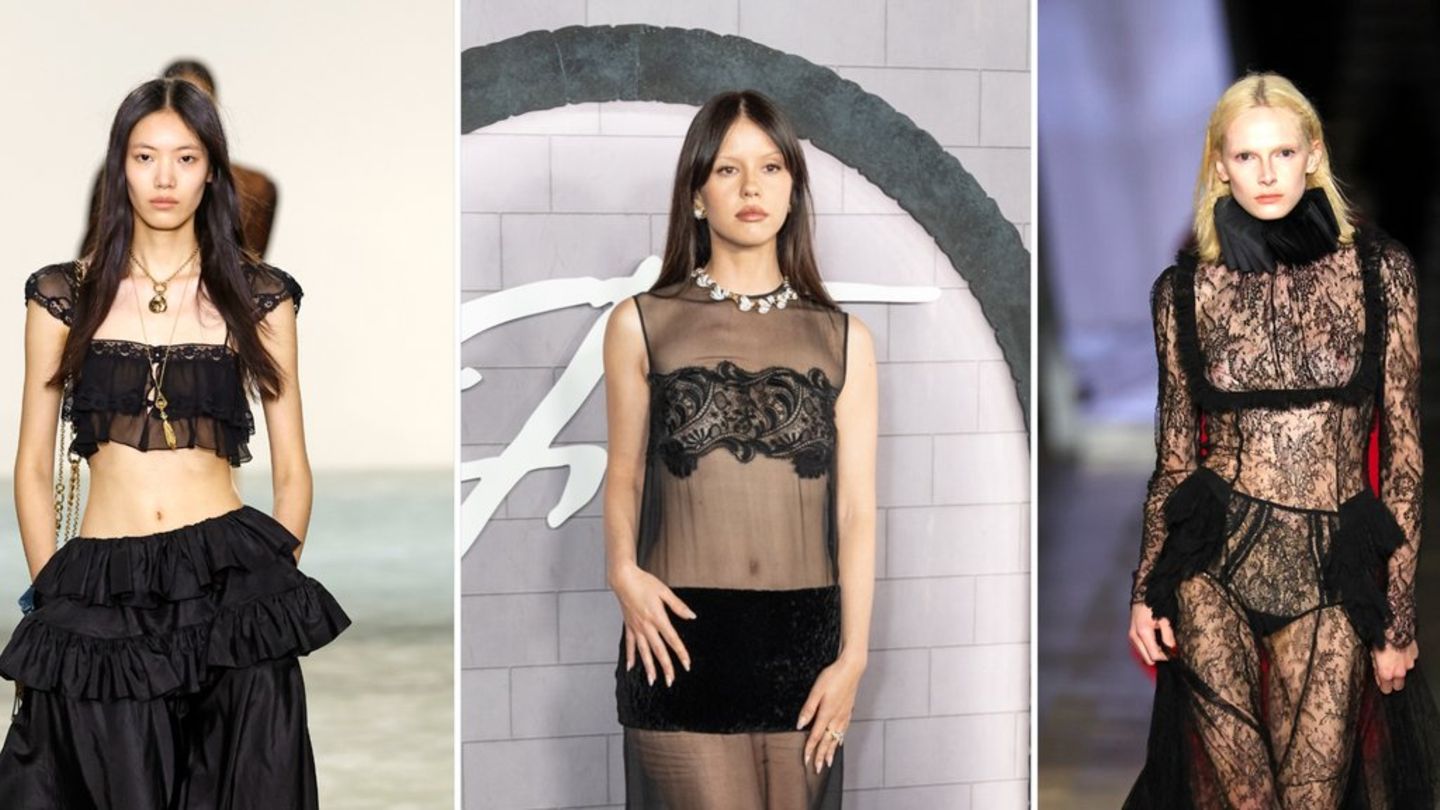 Dark Boho Chic erobert die Laufstege und die Red Carpets: Gesehen beim Label Chloé, an Schauspielerin Mia Goth und bei den Kre Dark Boho Chic erobert die Laufstege und die Red Carpets: Gesehen beim Label Chloé, an Schauspielerin Mia Goth und bei den Kre