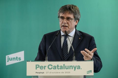 Carles Puigdemont in Perpignan
