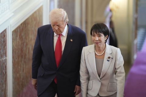 US-Präsident Trump und Japans neue Regierungschefin Takaichi betonen die Bedeutung ihrer Sicherheitsallianz. Foto: Mark Schiefel